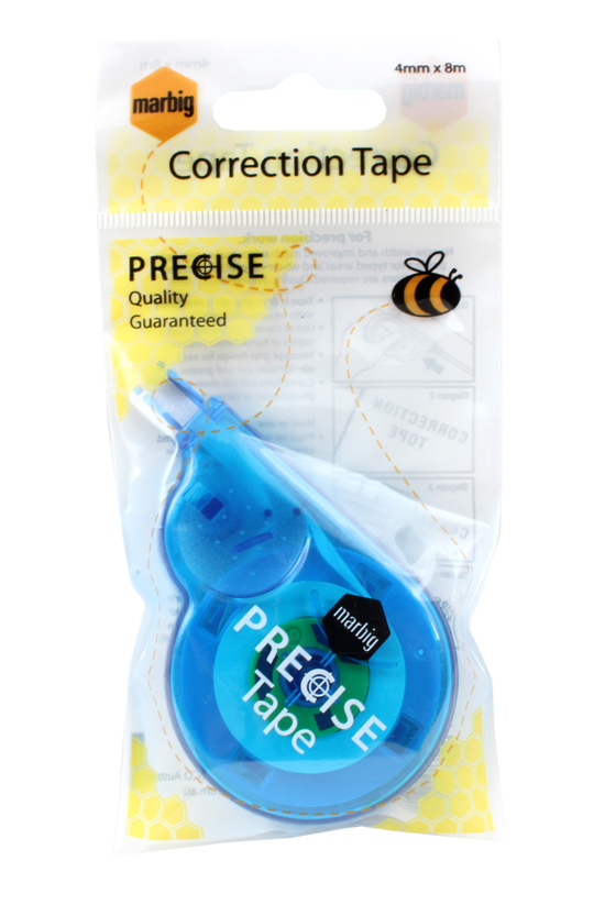 Marbig Correction Tape 8m Asso...