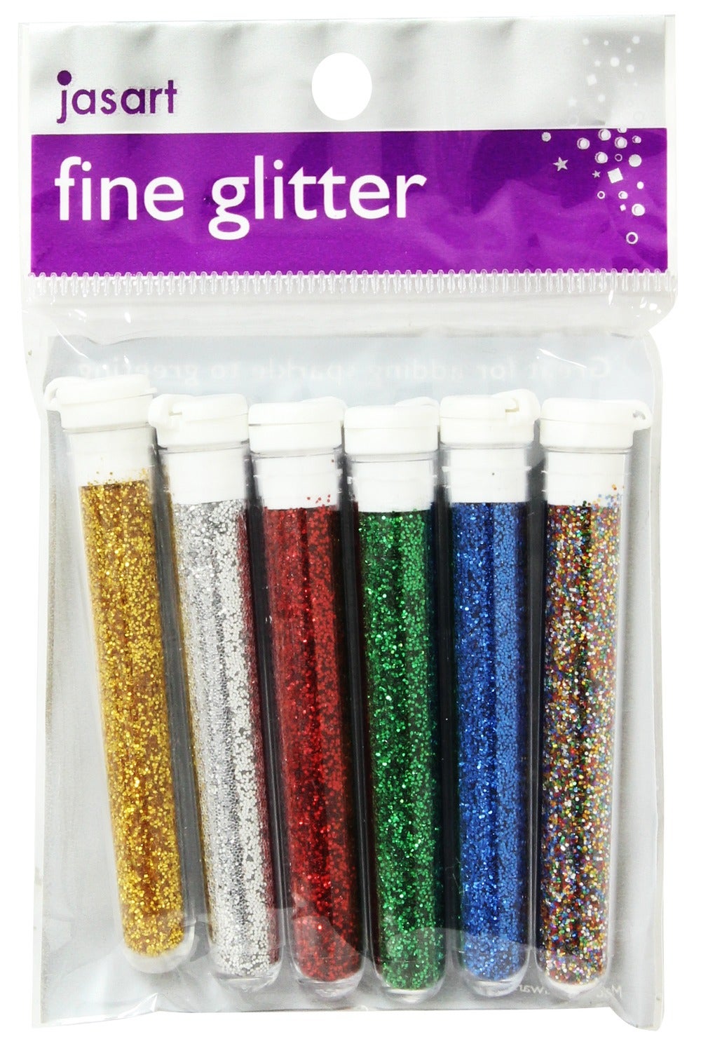 Jasart Fine Glitter Standard Pack of 6 Whitcoulls