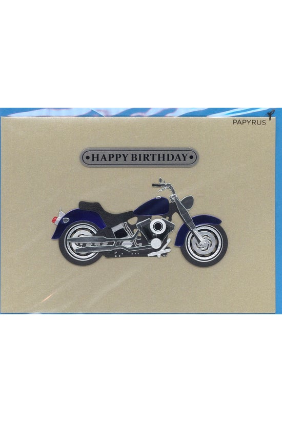 Papyrus Card Birthday Motorcyc...