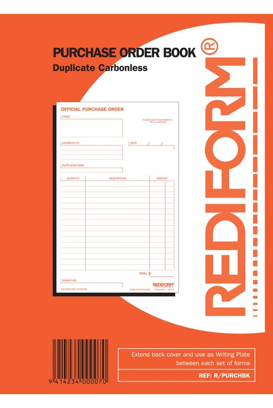 Rediform Purchase Order Book D...