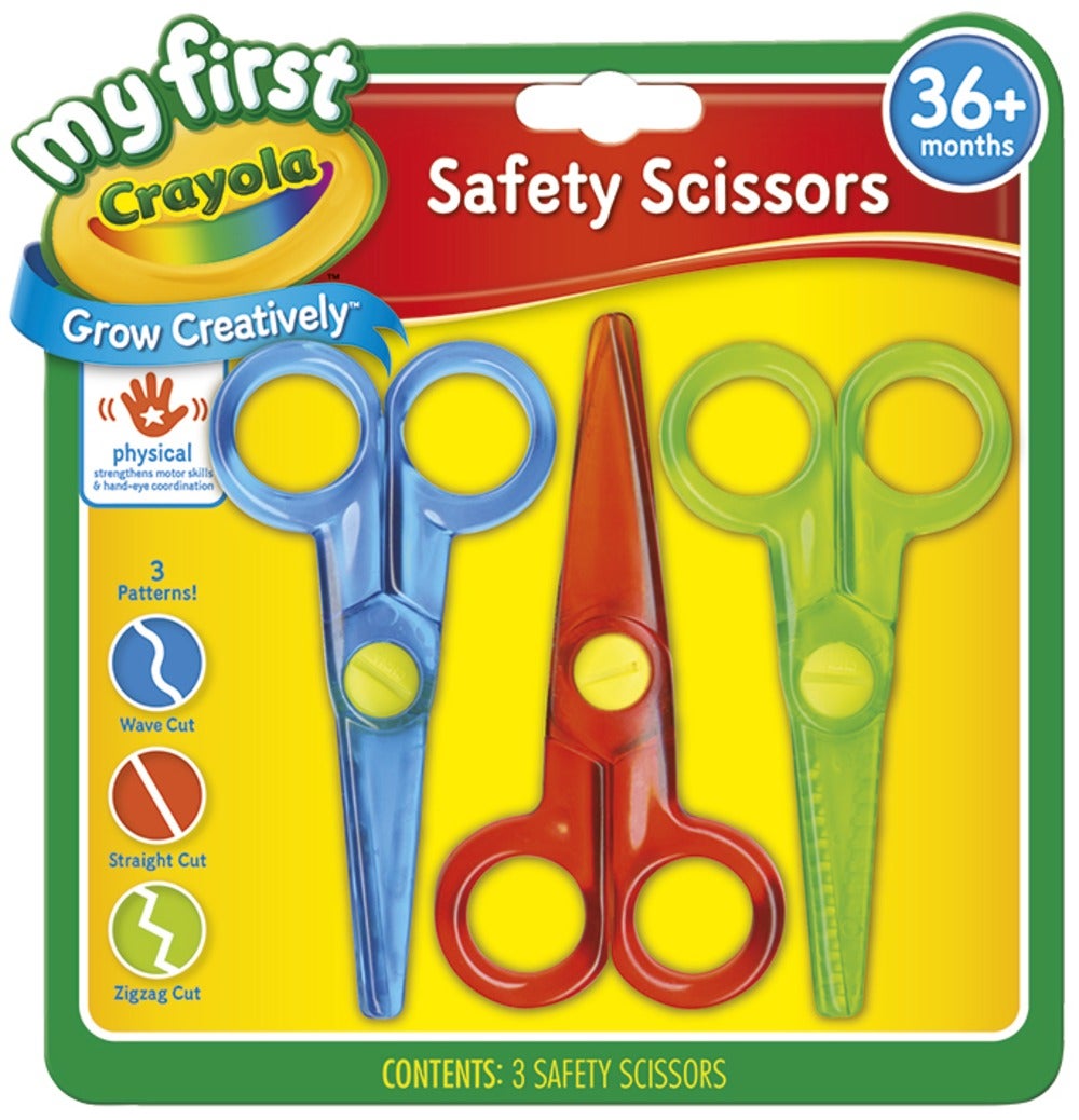 by Artbox Children’s Safety Scissors Assorted Shaped Cuts Pack of 3 