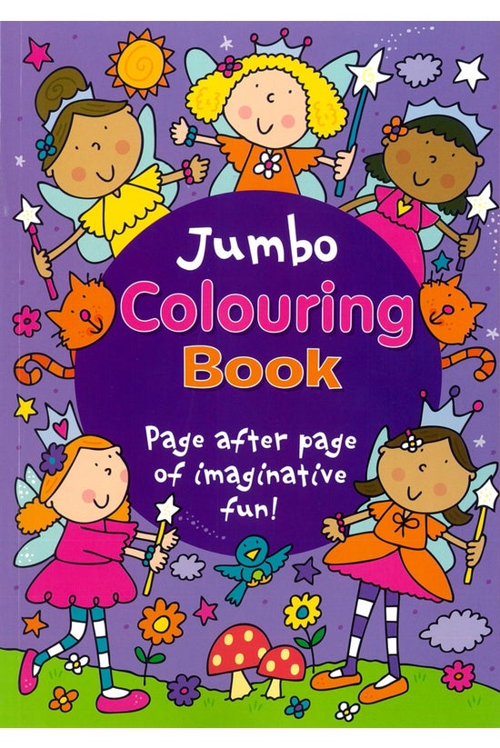 Jumbo Colouring Book Purple