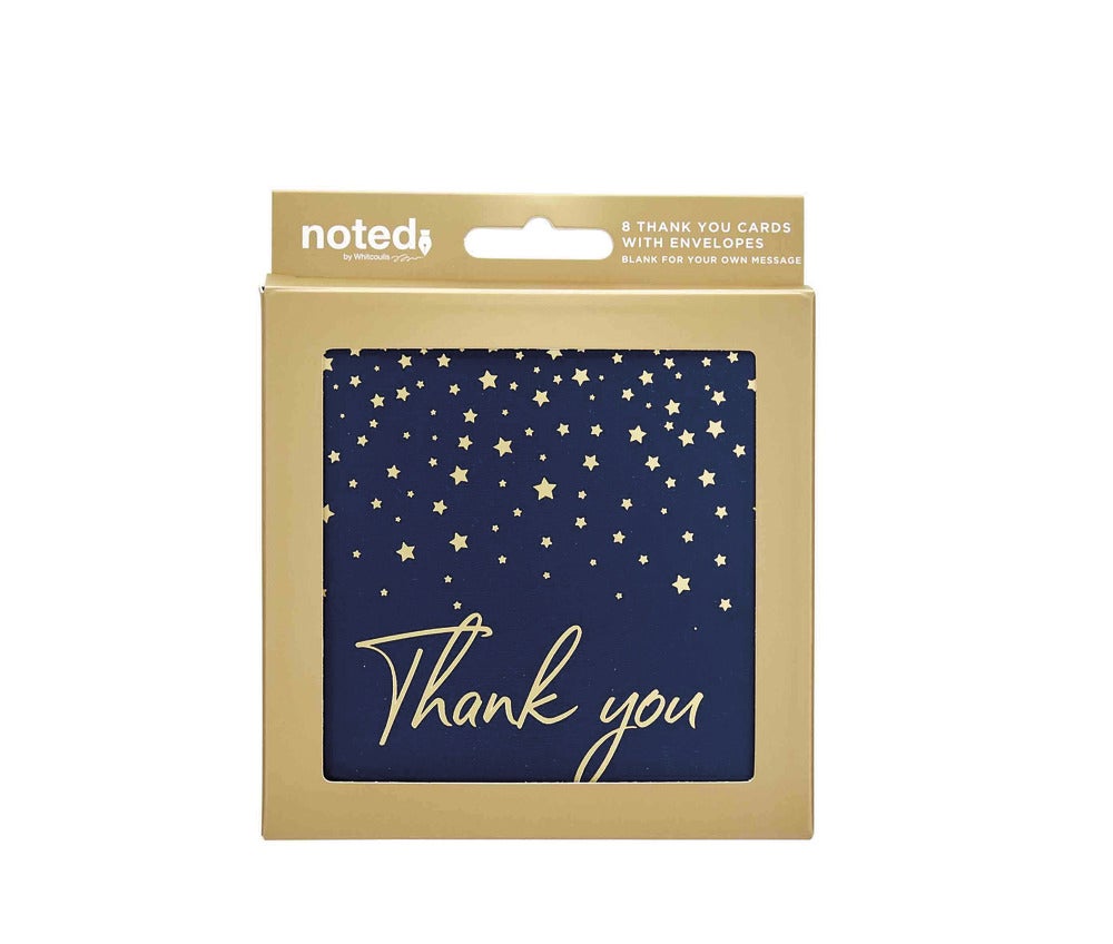 Noted Thank You Notecard Starry Whitcoulls