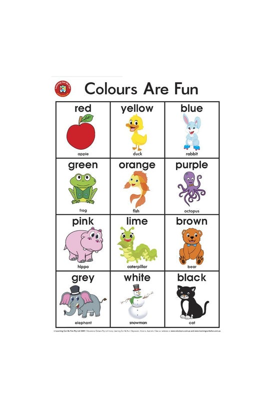 Learning Can Be Fun: Colours A...