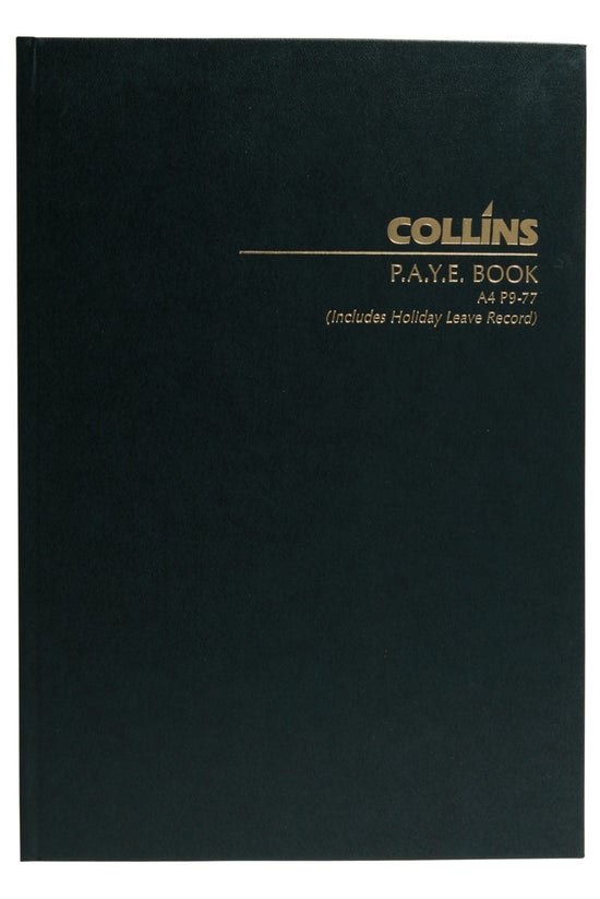 Collins Wage Book A4 P9-77, 12...