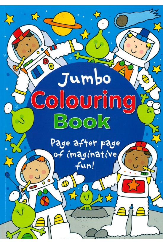 Jumbo Colouring Book Blue