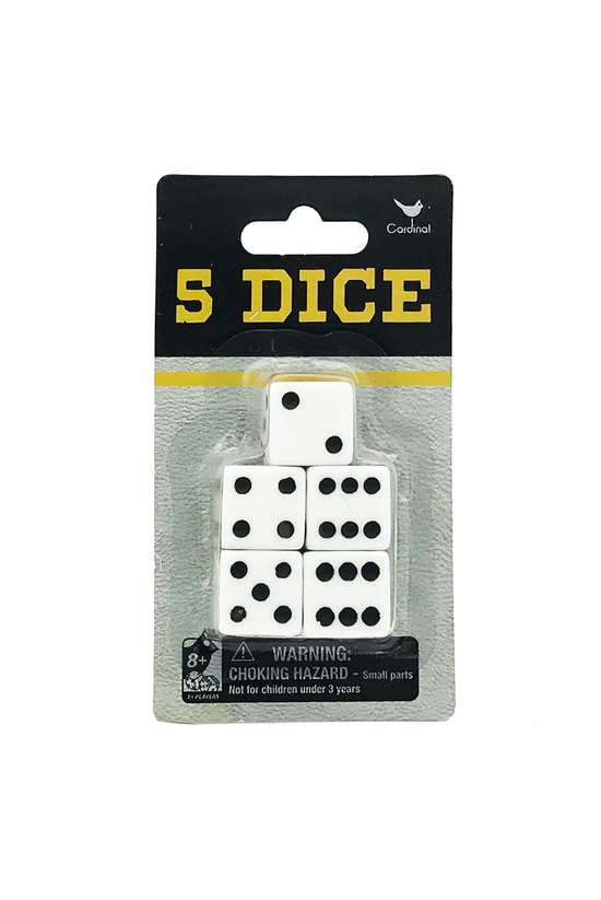 Classic Games Dice Pack Of 5