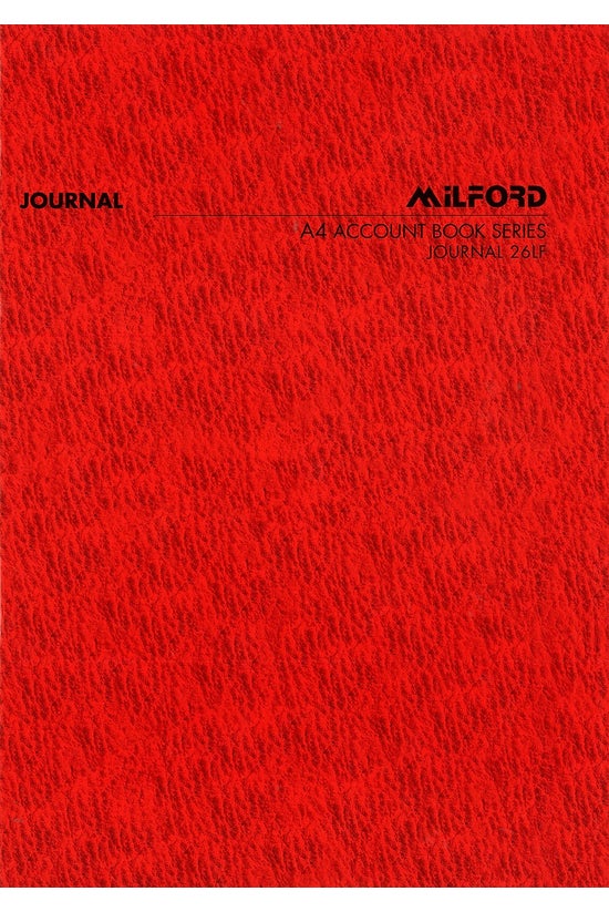 Milford Accounting Journal A4 ...