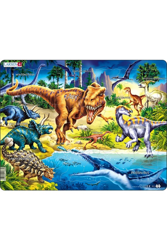 Cretaceous Dinosaurs Puzzle 57...