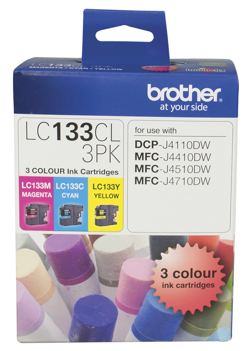 Brother Ink Cartridge LC133CL3PK Colour 