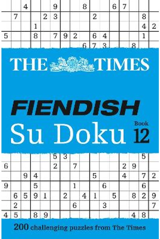 The Times Fiendish Su Doku Boo...
