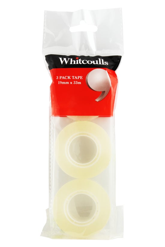 Whitcoulls Clear Tape 19mm X 3...