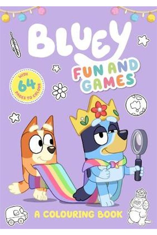 Bluey: Fun And Games Colouring...