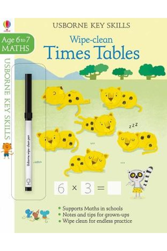 Wipe-clean Times Tables 6-7