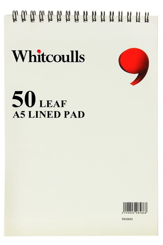 Whitcoulls Lined Pad Wiro A5 5...
