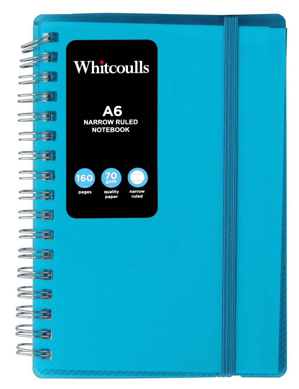 Whitcoulls A6 Narrow Ruled Notebook Blue Whitcoulls