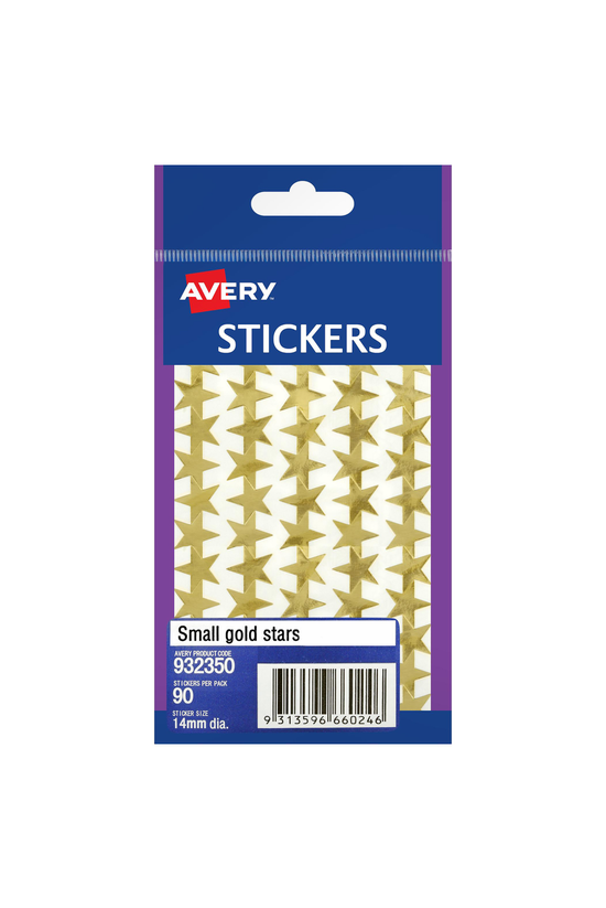 Avery Stickers Small Gold Star...
