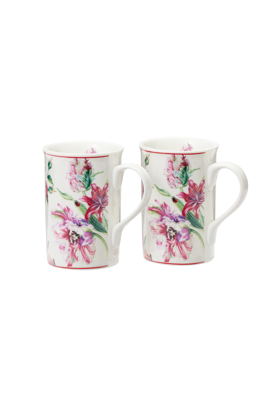 Blooming Garden Mugs Set Of 2