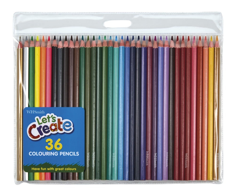 WHSmith Classic Colouring Pencils Pack of 36 Whitcoulls