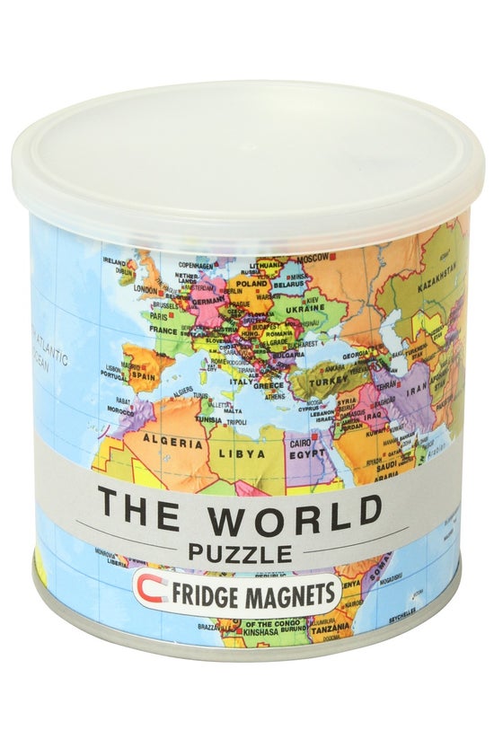 Magnetic Jigsaw Puzzle Map Of ...