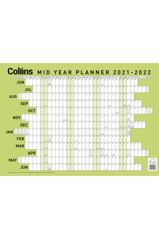 Collins Mid Year 2021-22 Wallp...
