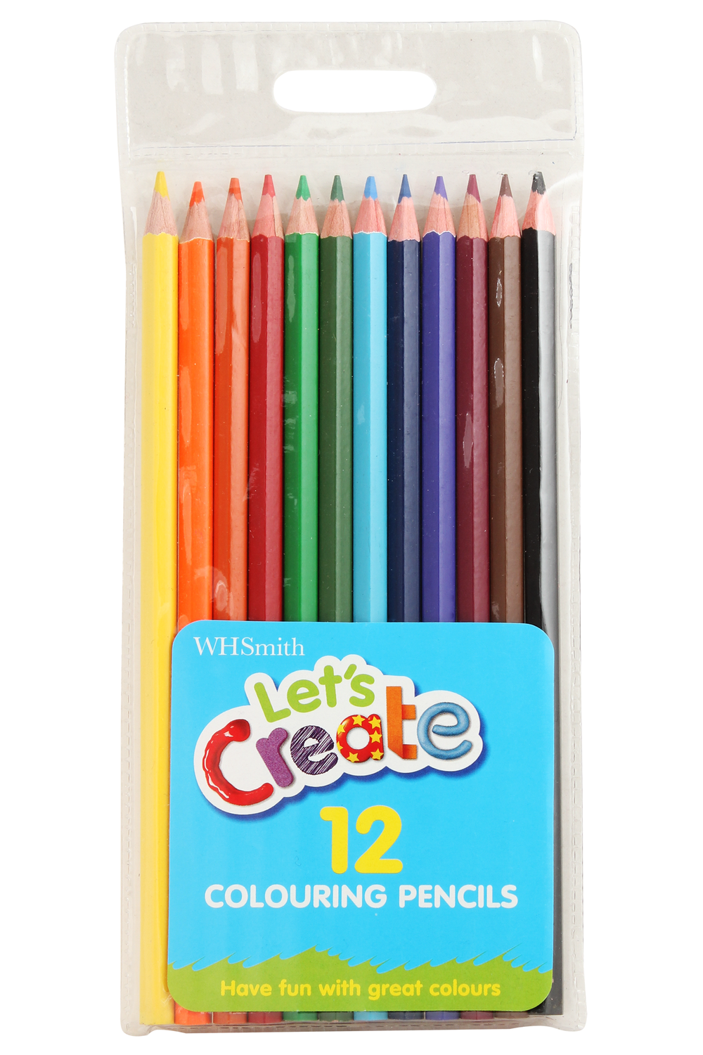 Whsmith Colouring Pencils Pack Of 12 Children's Art