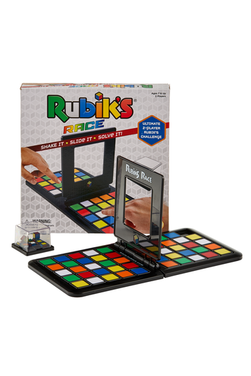 Rubik's Race, Ace Edition Classic Fast-Paced Puzzle Strategy Sequence Two  Player Board Game, for Kids & Adults Ages 8 and up  Exclusive