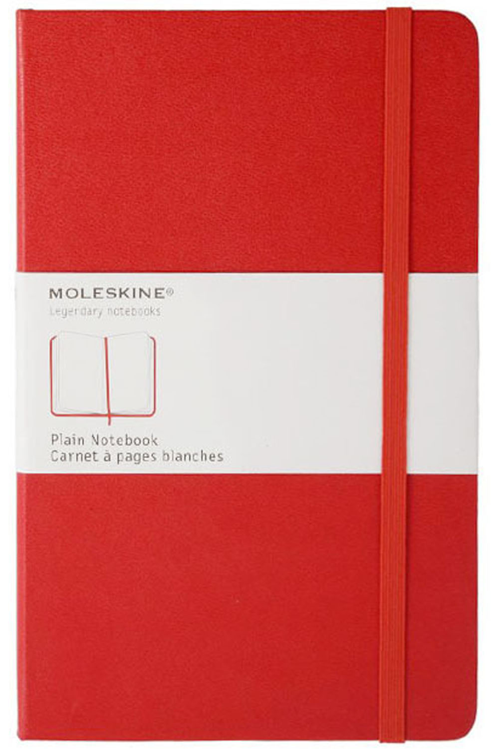 Moleskine Classic Notebook Hardcover Large Plain Red | Paper