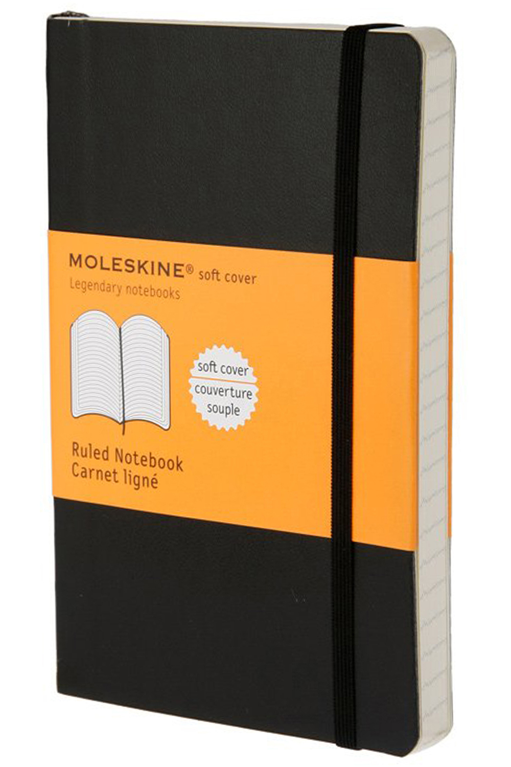 Moleskine Classic Notebook Softcover Pocket Ruled Black | Pa