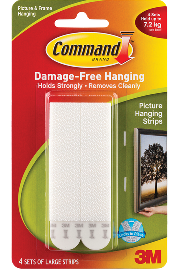  Command Photo Hangers, White, Easy On, Easy Off, Hangs up to 6  frames, Gallery Wall Pack : Industrial & Scientific