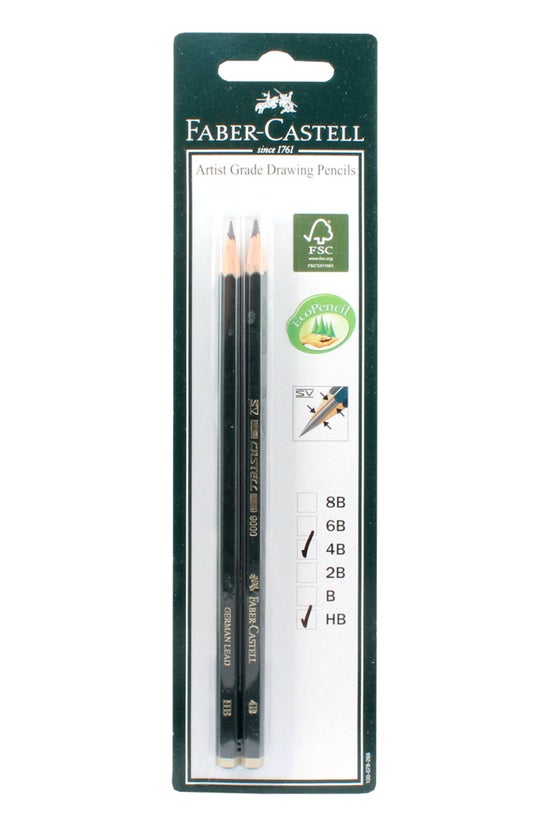 Faber 9000 Pencils Hb & 4b...