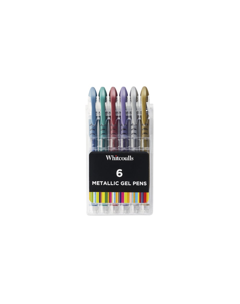 Whitcoulls Metallic Gel Pens Pack 6 Whitcoulls
