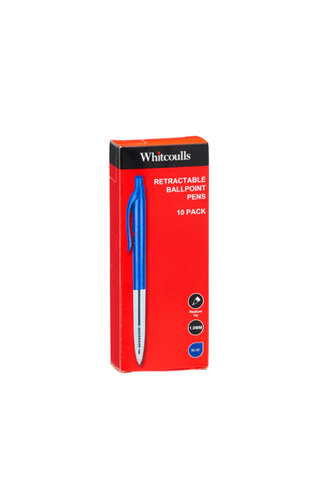 Kugelschreiber 2er Pack, 1,0 Mm Mine, Blau, Retractable Mit Weichem Griff – Für Täglichen Schreibkomfort
