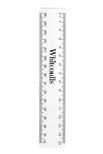 Whitcoulls Clear Ruler 15cm