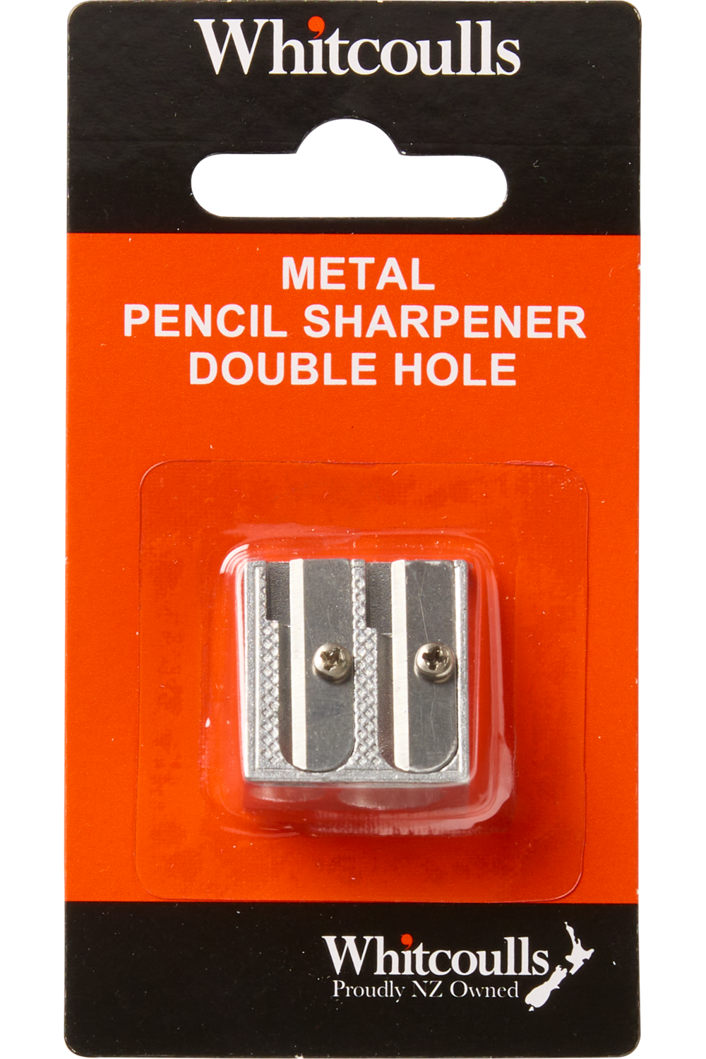2-Pack Metal Double Hole Pencil Sharpeners - Single & Twin Hole, Aluminium Body, Durable For Office, School, Or Art Supplies