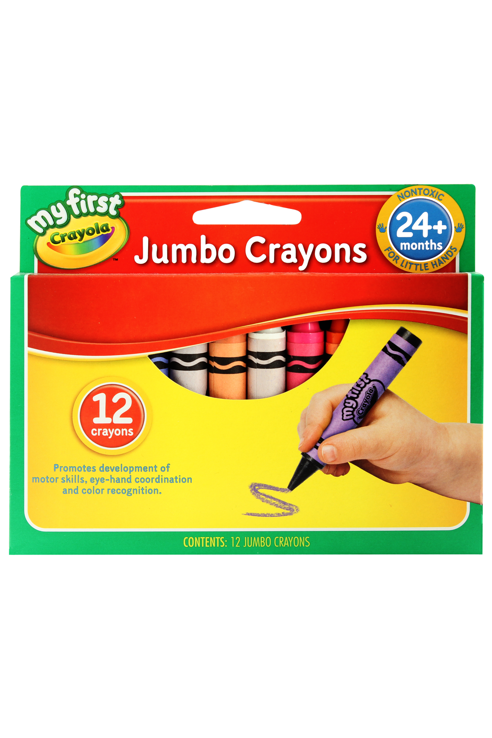My First Crayola Jumbo Crayons Pack Of 12 Children s Art