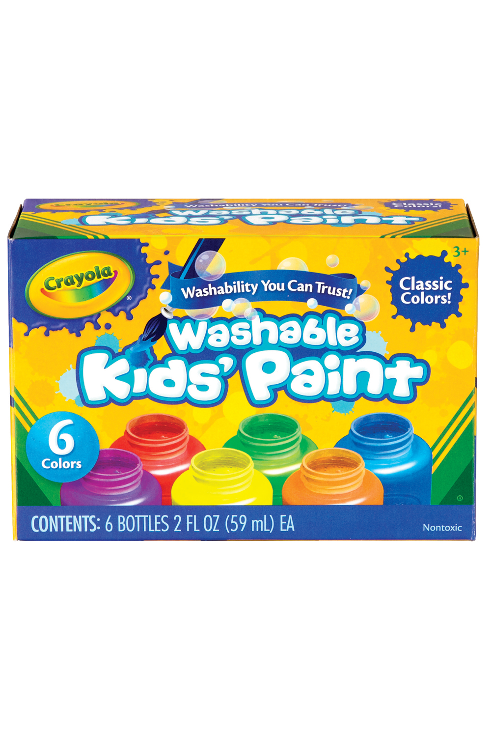 Crayola Washable Paint Pack Of Children's Art