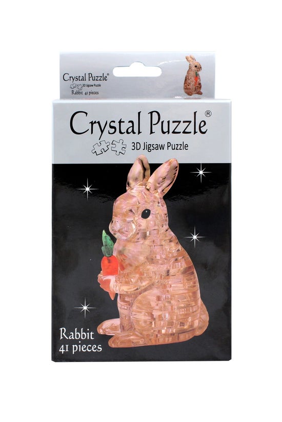 Crystal Puzzle Brown Rabbit
