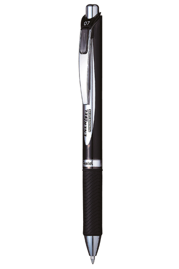 Pentel Energel Retractable Rollerball Pen Black