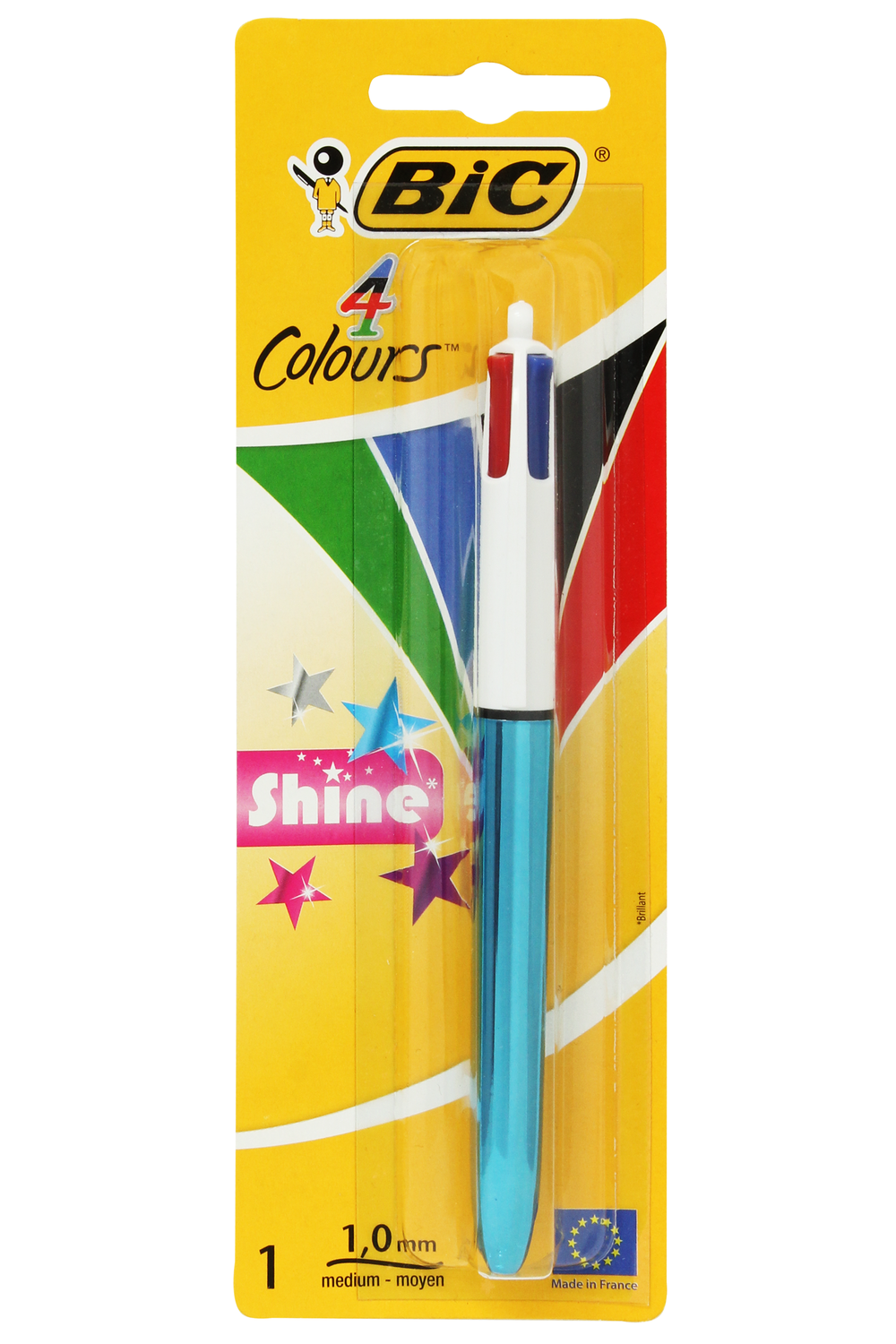 Bic Shine Colour Ballpoint Pen Assorted