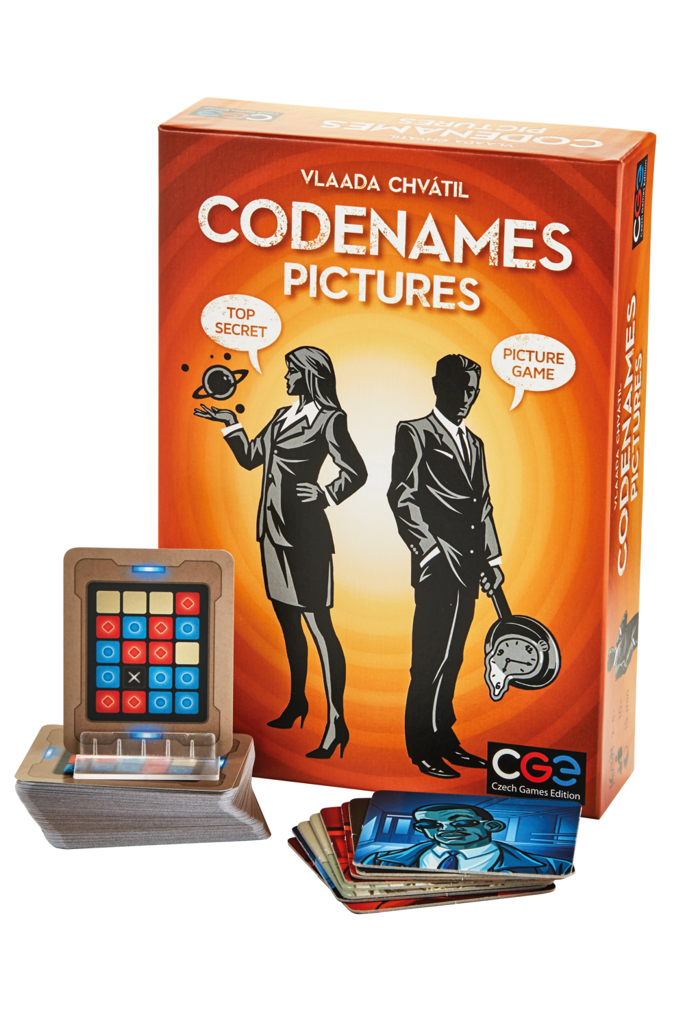 Codenames Pictures – Englische Ausgabe, Für 2–8 Spieler, Ab 10 Jahren, Mit Bildkarten