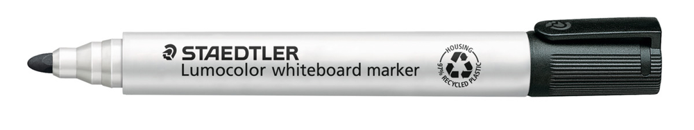 Staedtler Black Whiteboard Lumocolor Marker Bullet Tip