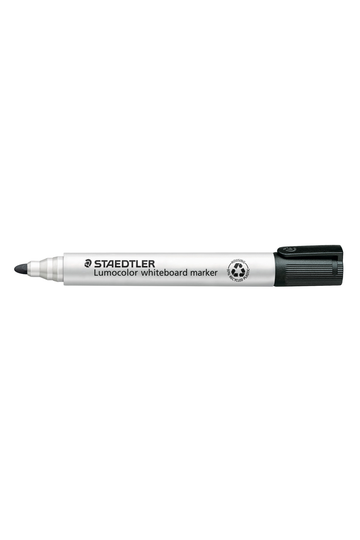 Staedtler Black Whiteboard Lumocolor Marker Bullet Tip