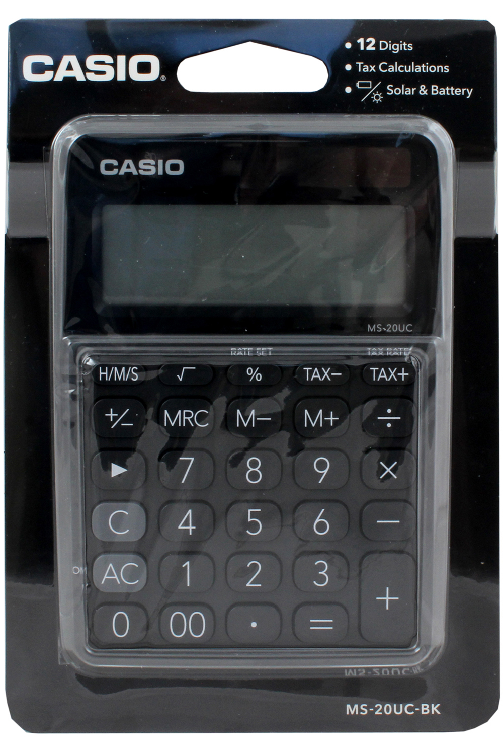 Casio MS 20UC 12 Digit Desktop Calculator Orange MS 20UC RG S EC - View #9