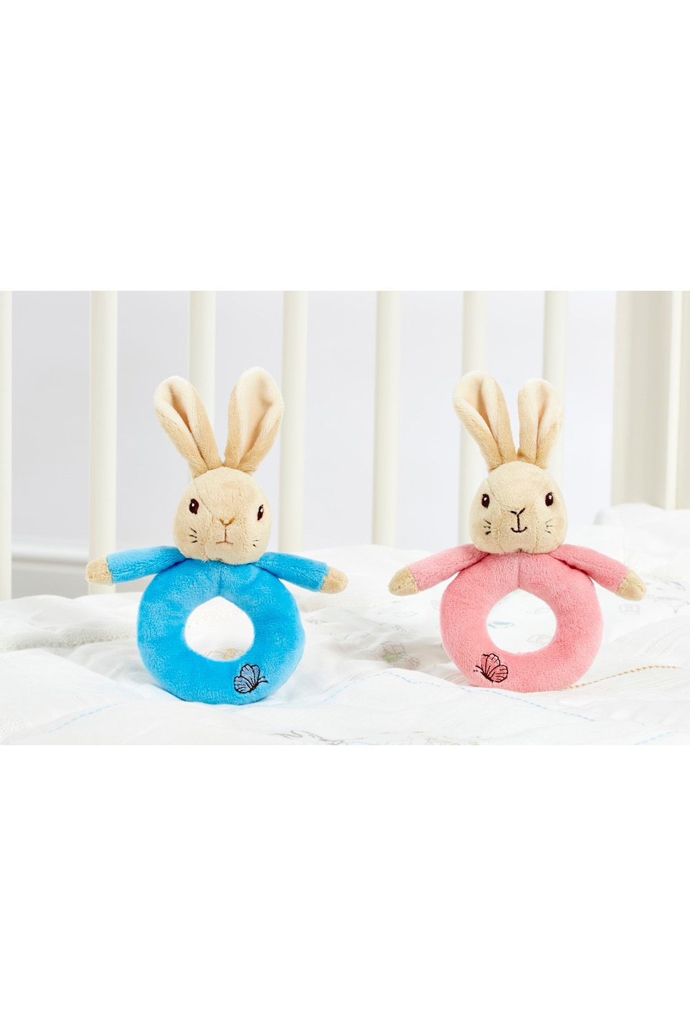 Peter Rabbit Flopsy Bunny Rattle Ring 18cm Assorted Pete