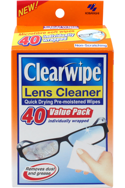 Clearwipe Lens Cleaner Pack Of 40