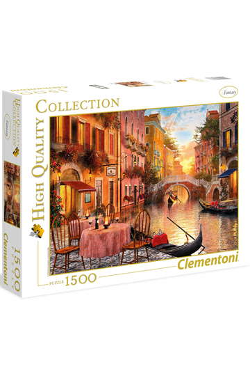 Clementoni - Puzzle adulte, 500 pièces - Old Waterway Cottage