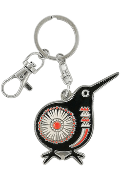 Design By Leonard Key Ring Retro Kiwi