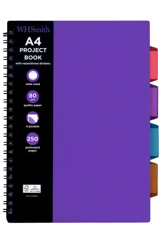 Whitcoulls Project Book With 4...