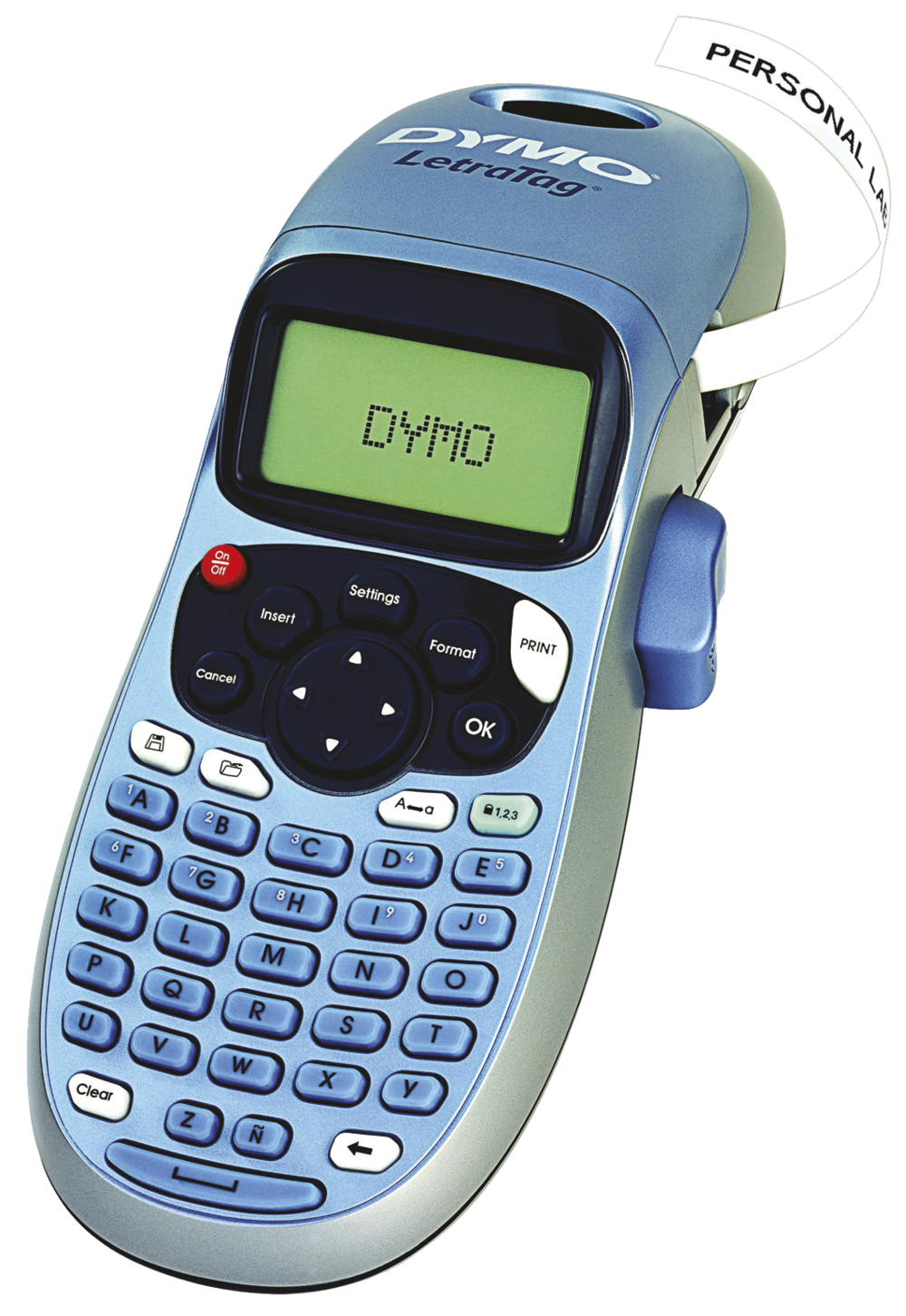 Dymo LetraTag Labelmaker LT100H Blue - Whitcoulls